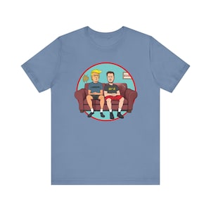 Donald Trump & JD Vance uniseks T-shirt - grappige cartoon duo T-shirt, shirt politieke satire, grafische top popcultuur, vintage jaren 90