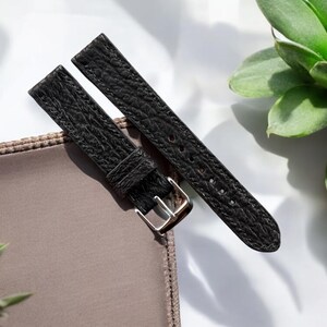 Black Shark watch straps, Genuine leather watch straps, classic leather watch bands, 14/16/18/20/22/24 mm leather watch straps
