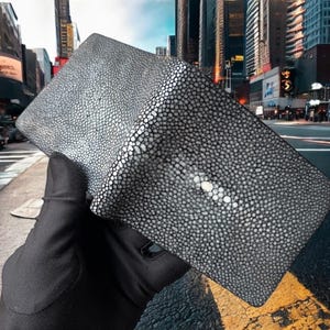 Echte Stingray Herren Brieftasche, Leder Herren Brieftasche, Luxus Leder Herren Brieftasche, beste Leder Brieftasche für Männer