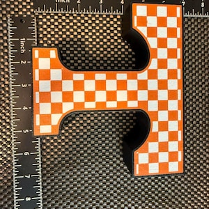 Checkered Power T from Tennessee - Classic University of Tennessee Sign