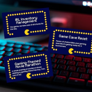 Cupones editables para mamás gamers / Regalo del Día de la Madre para mamás gamers / Regalo para gamers nerds / Cupones imprimibles con temática de videojuegos / Descarga instantánea