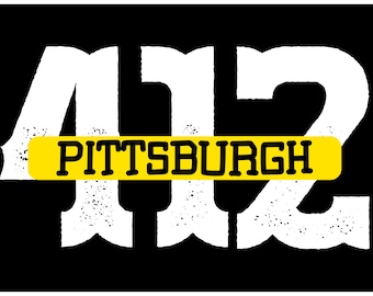 Digital Design “412 Pittsburgh” PNG SVG