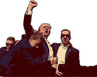 Trump Ear Craft Vector Image Clip Art Bundle PNG SVG 47 MAGA