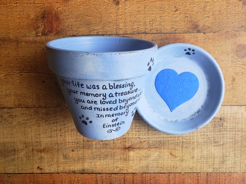 Sympathy Pet Gift Large Planter Dog Memorial Gift Garden Etsy