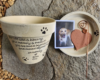 Personalized Pet Memorial | Memorial for Dog | Dog Sympathy Gift | Cat Sympathy Gift | Pet Loss Gift Dog | Garden Memorial Pet | Dog Loss
