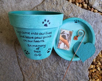 Dog Sympathy Gift Planter, Cat Sympathy Garden Gift, Personalized Pet Memorial Dog, Pet Loss Gift Garden, Memorial Garden Gift Dog
