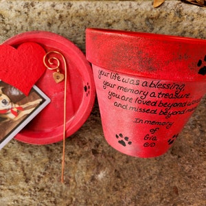 Pet Loss Gift Dog Dog Memorial Gift Pet Memorial Gift Pet Loss Sympathy Garden Cat Memorial Rainbow Bridge Dog Gift Pet Grief image 7