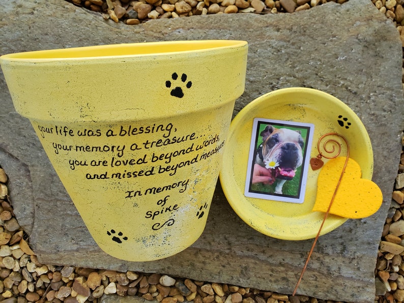 Pet Loss Gift Dog Dog Memorial Gift Pet Memorial Gift Pet Loss Sympathy Garden Cat Memorial Rainbow Bridge Dog Gift Pet Grief image 9