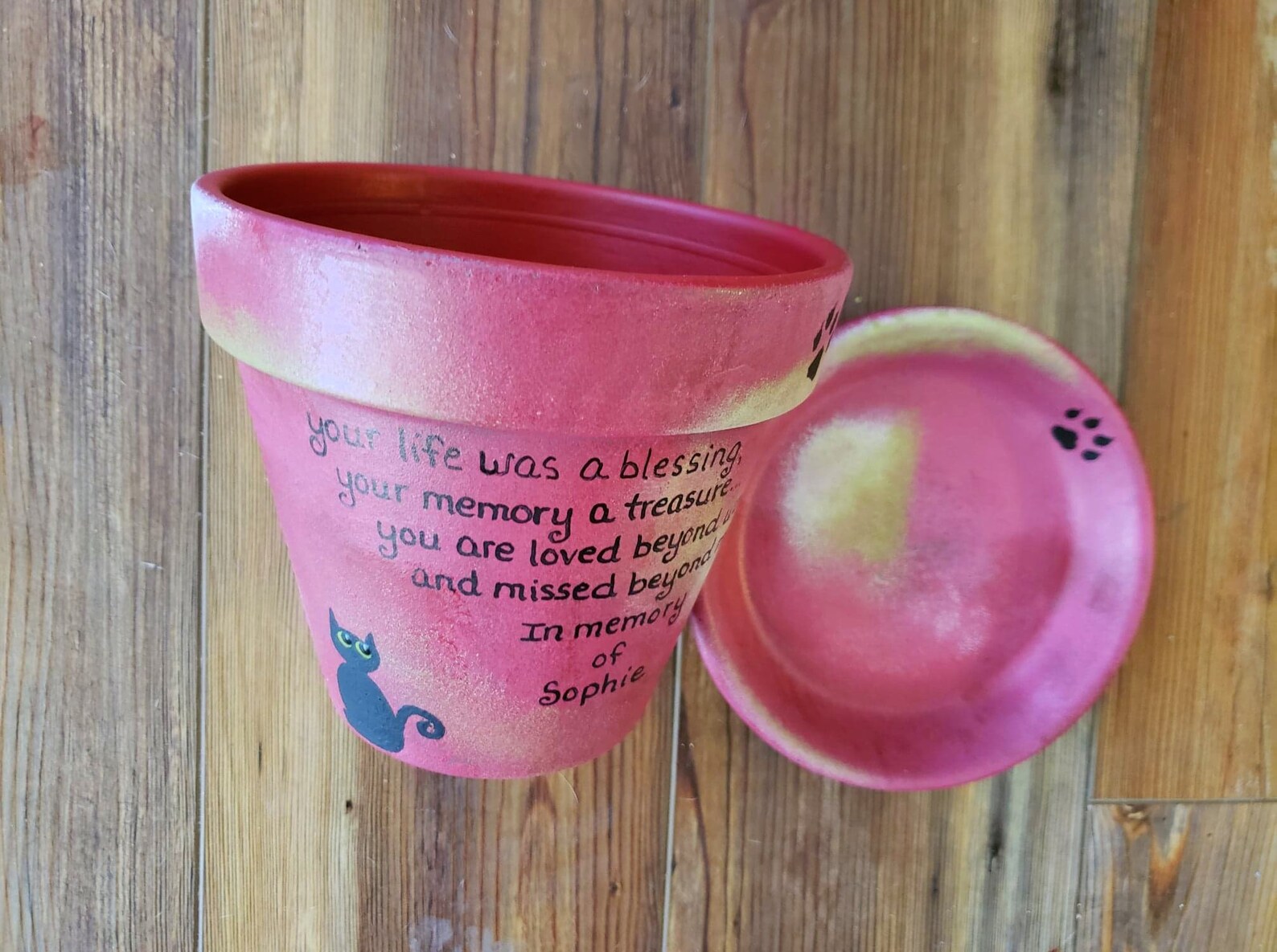 Garden Memorial Loss of Cat Gift Cat Memorial Cat Etsy