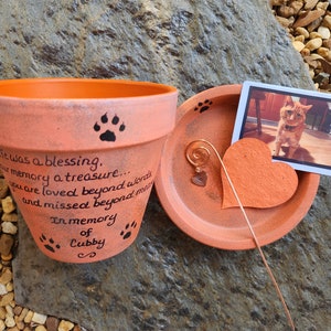 Personalized Pet Memorial Dog Memorial Gift Cat Memorial Gift Pet Sympathy Pet Loss Sympathy Pet Loss Gift Sympathy Dog Gift Orange