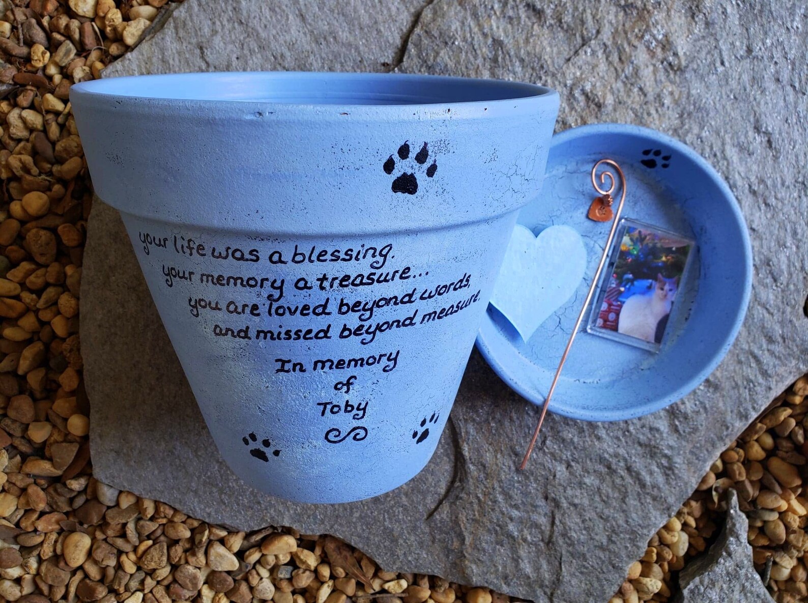 Memorial Gift for Dog Memorial Planter Garden Memorial for Etsy