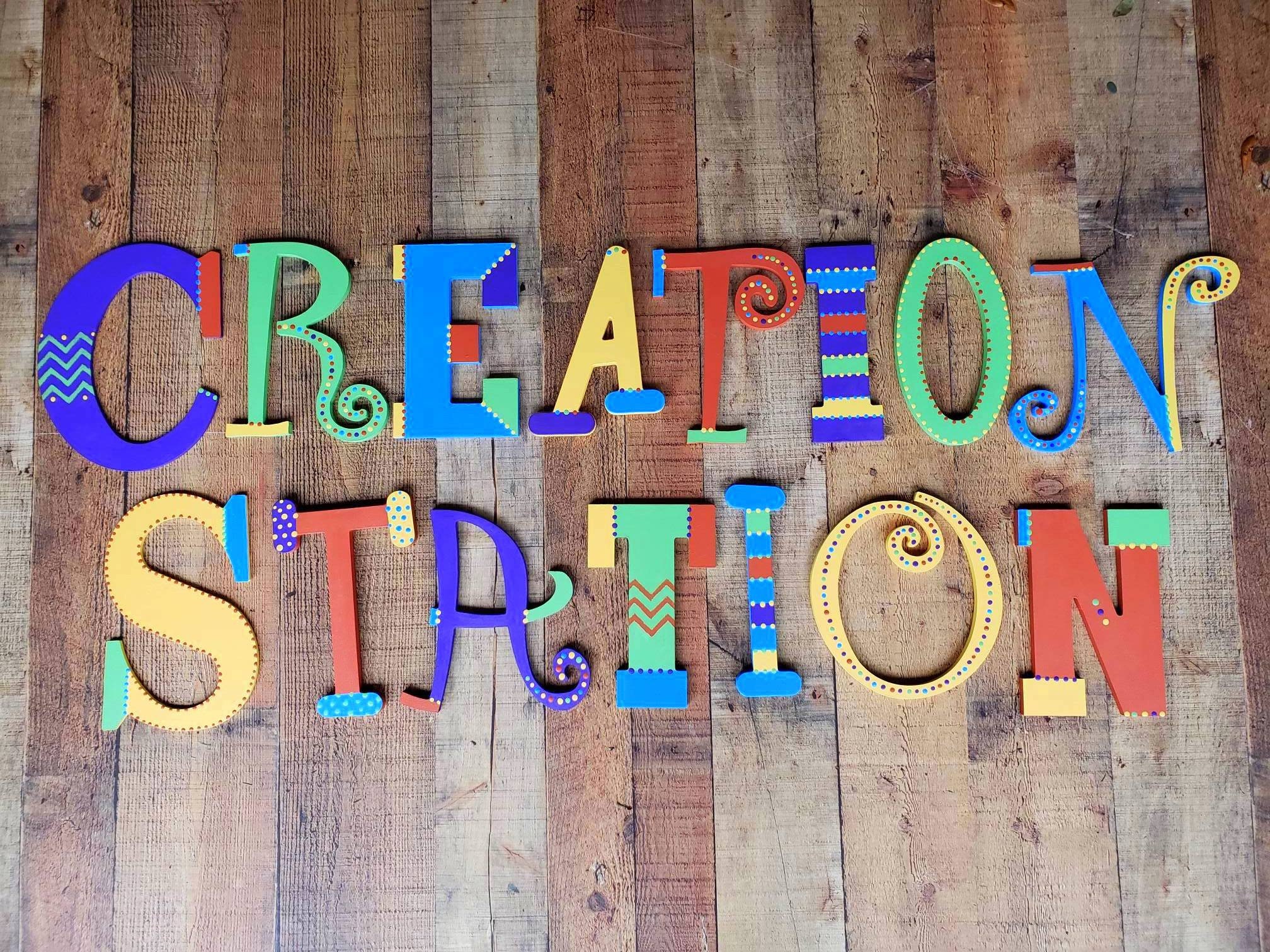 Kids Name Letters Wall Art for Boys Wall Art for Girls  Etsy
