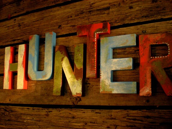 boy name wall letters