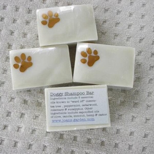 Doggy Shampoo Bar\/Tea Tree Soap-Cold Process Specialty Soap