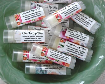 Lip Gloss - Lip Balm - Your Choice of Flavor - Comes in Oval tube