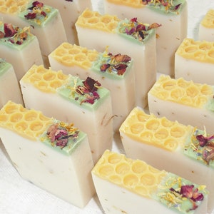 Bulk Soap Favors HoneyComb Wedding Soap Favors Bridal Shower Baby Shower Favors Cold Process Soap All scent choices will appear as pictured.