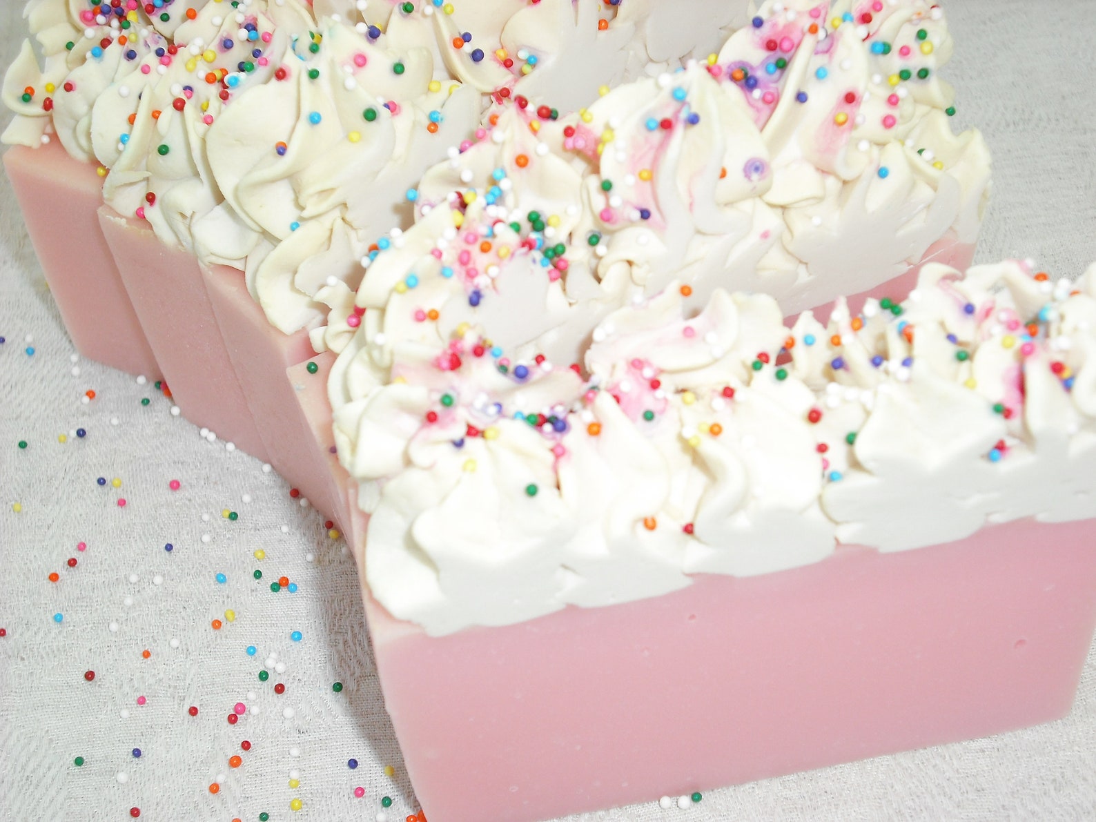 Happy Birthday Soap / Birthday Soap / Birthday Cake Soap / Triple Berry