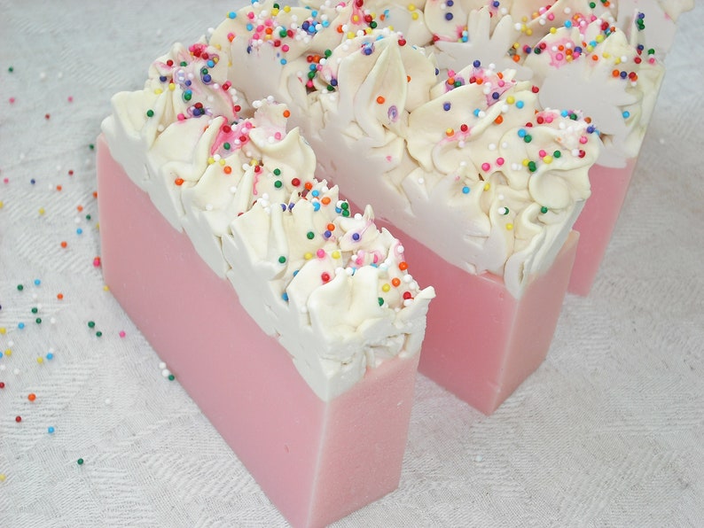 Happy Birthday Soap / Birthday Soap / Birthday Cake Soap / Etsy