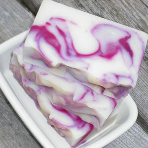 Blackberry Vanilla Soap / Handmade Soap / Cold Process Soap image 4