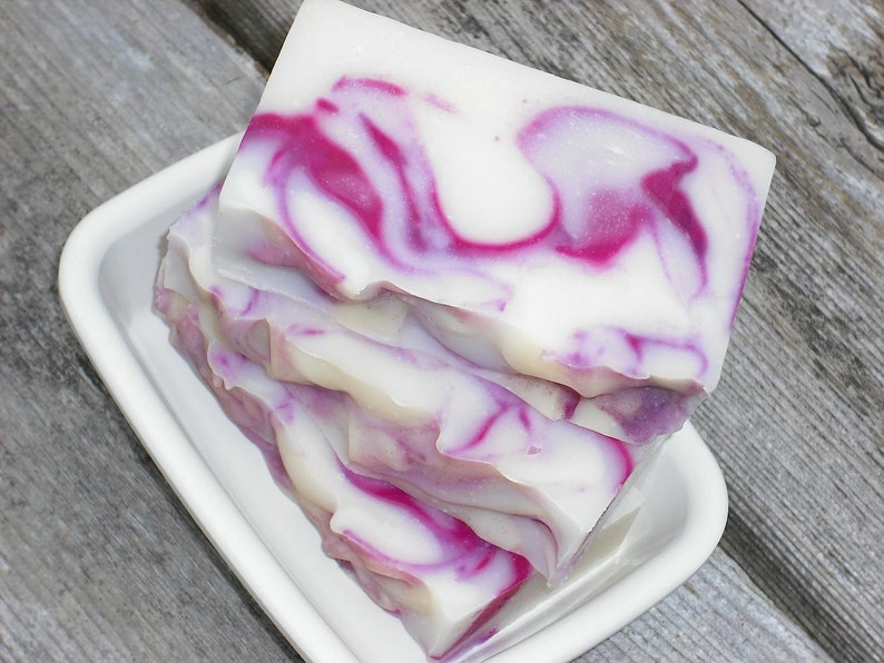 Blackberry Vanilla Soap / Handmade Soap / Cold Process Soap image 4