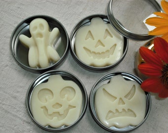 FREE SHIPPING HALLOWEEN Shea Butter Cocoa Butter Body Butter Bar / Solid Lotion Bar / Your Choice scent and design