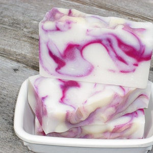 Blackberry Vanilla Soap / Handmade Soap / Cold Process Soap image 2