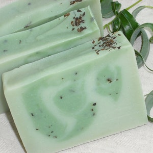 Eucalyptus Spearmint Soap / Essential Oil Soap / Perk Me Up Soap / Cold Process Handmade Soap