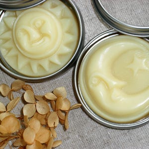 FREE SHIPPING Shea Butter Cocoa Butter Body Butter Bar / Solid Lotion Bar / Your CHOICE of scent and design image 2