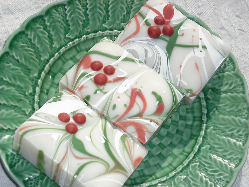 HOLIDAY Soap CHRISTMAS Soap BULK Soap / Pre Order 25 Bars / Rosemary