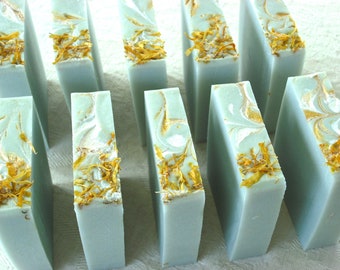 Baby Boy Shower Soap Favors Floral favors Cold Process Soap Handmade Soap