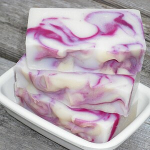 Blackberry Vanilla Soap / Handmade Soap / Cold Process Soap image 3