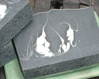Activated Charcoal Soap / Tea Tree Oil Soap / Detox Soap / Handmade Cold Process Soap