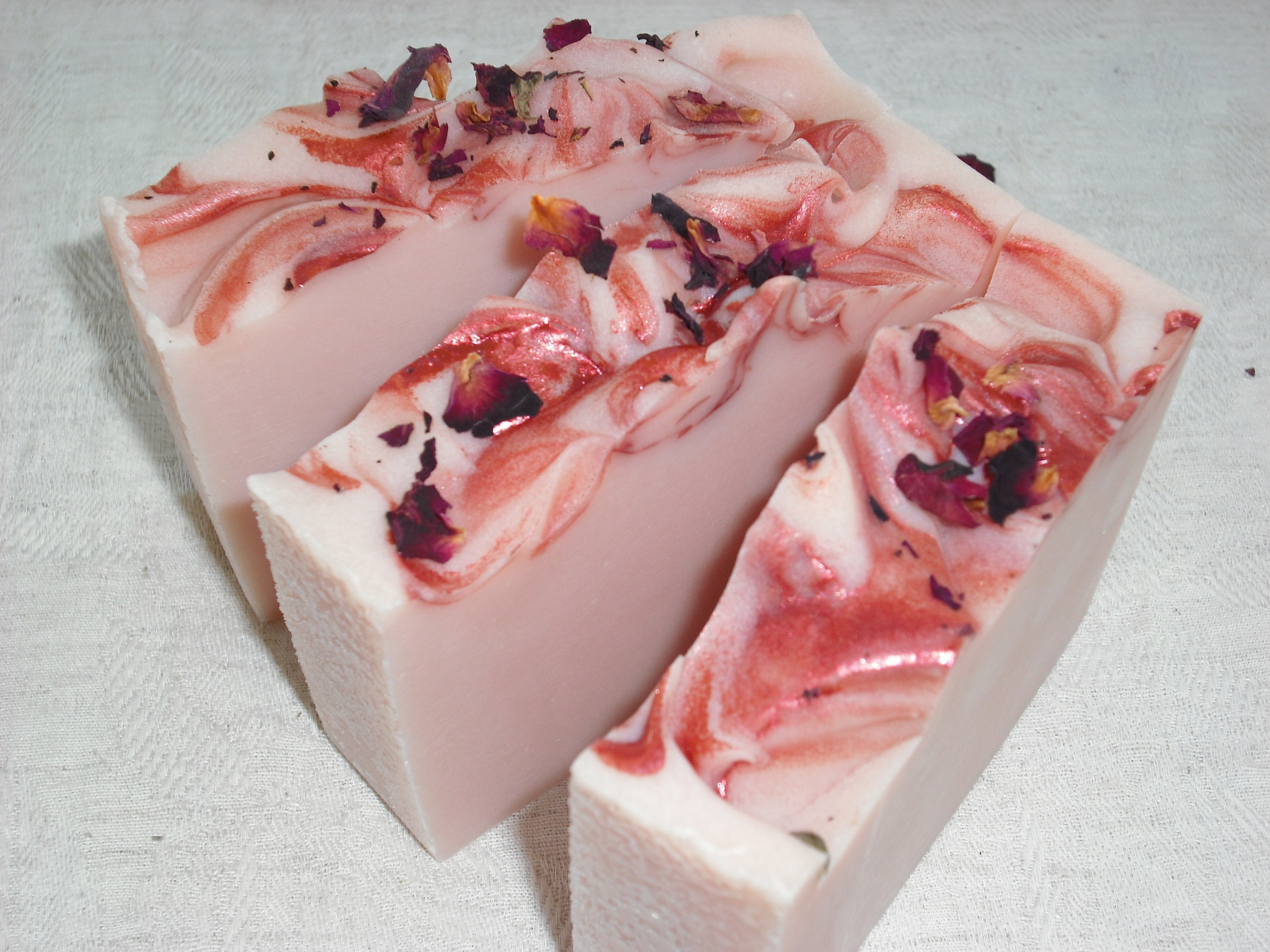 English Tea Rose Soap / Rose Soap /  Handmade Cold Process Soap
