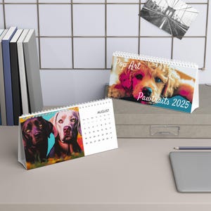 Paw Print 2025 Calendar Etsy UK
