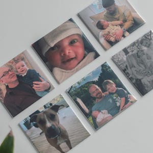 Meaningful Fathers Day Gifts, Custom Photo Magnets, Personalized Refrigerator Magnet, Gift for Dad, Gift for Mom, Custom Family Photo Magnet