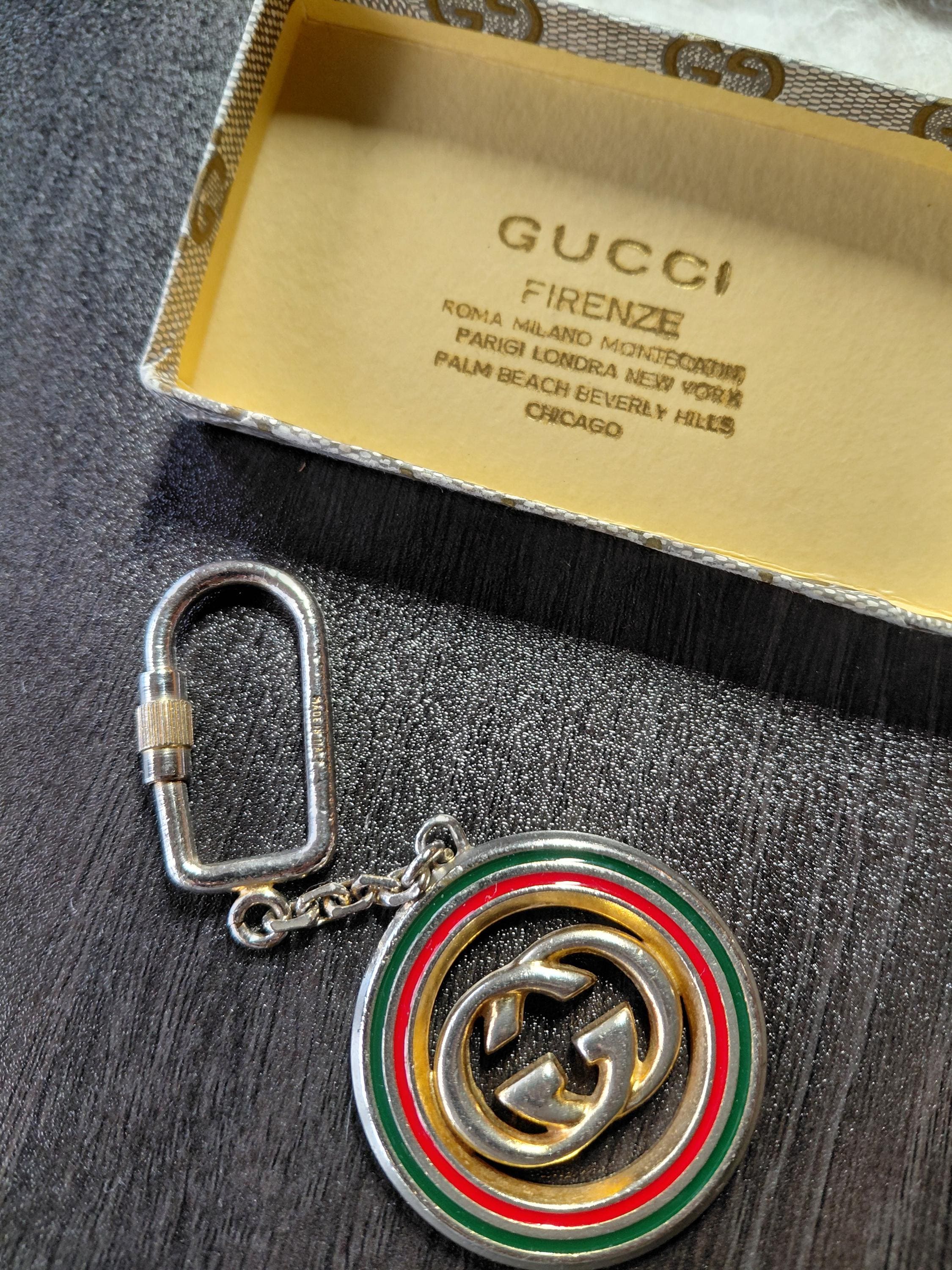 ヴィンテージGUCCIキーチェーン GUCCI（グッチ） 【新品同様】グッチ ダブルG キーチェーン キーリング