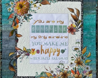 CURATED Special Edition FABRIC KIT with paper pattern: You Are My Sunshine