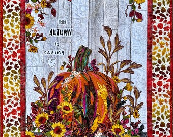 PAPER PATTERN to make “Hello! Autumn is Calling’ Pumpkin Collage