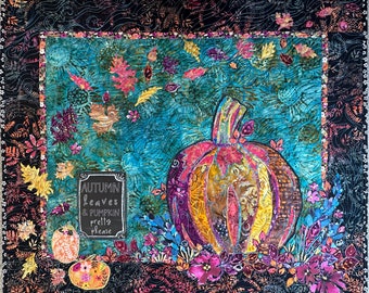 CURATED Special Edition FABRIC KIT: “Autumn Leaves Pumpkin Please”