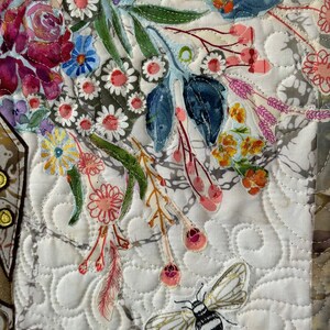 PAPER PATTERN For Collage of Wall Quilt Boot Cut Blooms Palomino Western Country Floral Flower Bouquet image 4