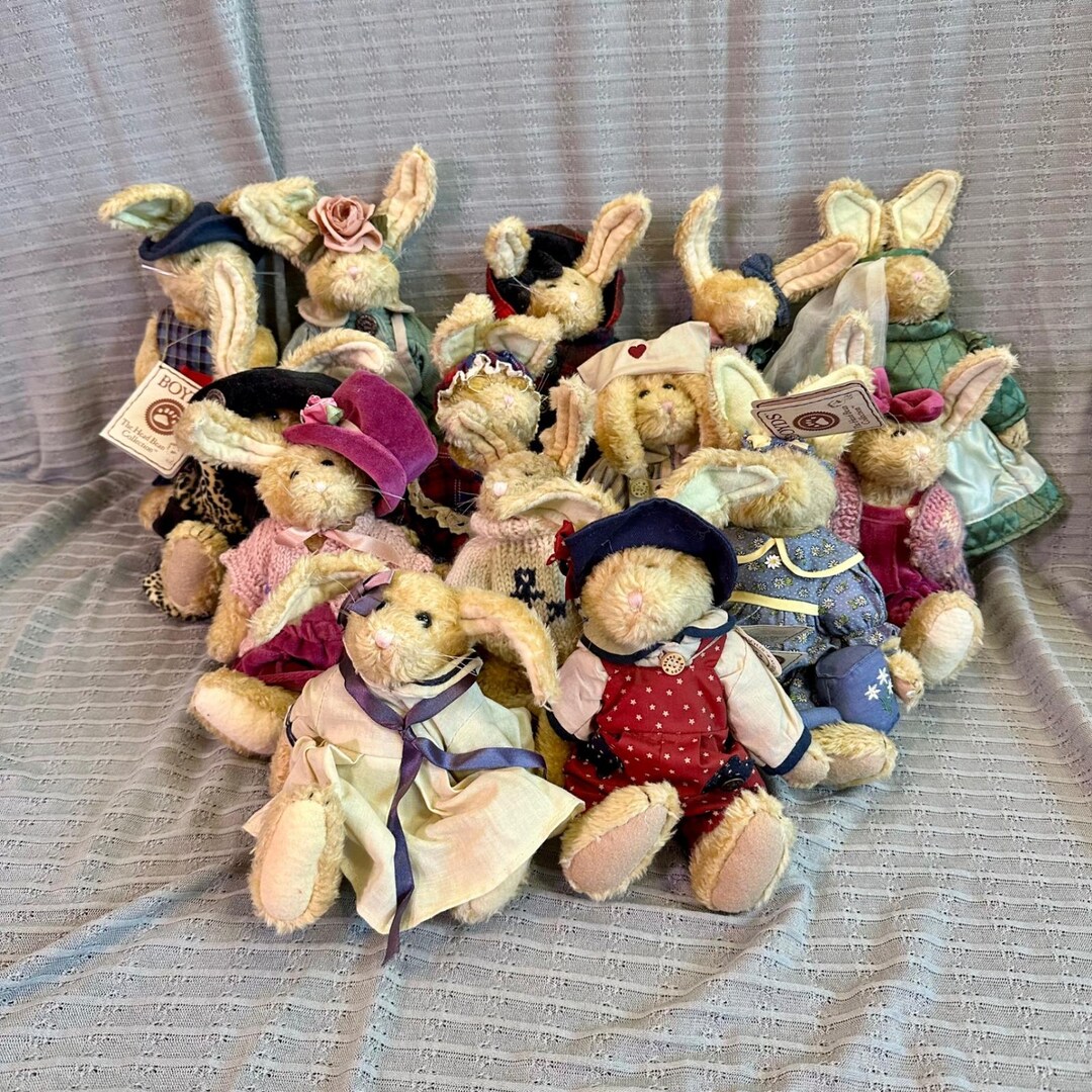 Vintage Boyds Bears Collection Plush Bunny Rabbits 10