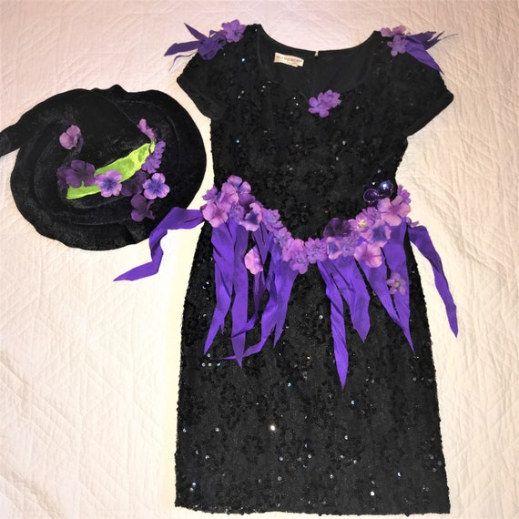 Day of the Dead Costume dress hat womens size 10