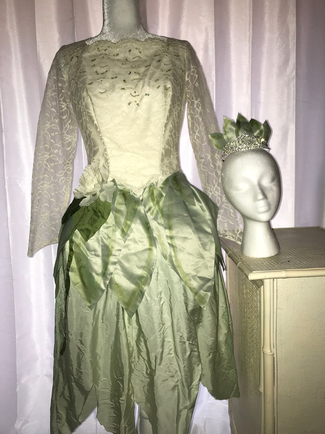 TIANA Princess and the frog costume wedding dress women's Etsy