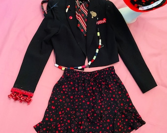 Mad Hatter Costume: Upcycled Alice in Wonderland Cosplay, Size M