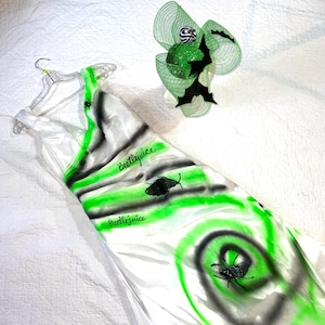 Beetlejuice Corpse Bride Costume Dress Womens Size 6 ? 8 ?unique Halloween  Ghost Vintage Y2k Wedding Gown Green Black Gothic - Etsy