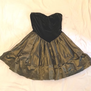 Vintage Laura Ashley Strapless Dress - Etsy