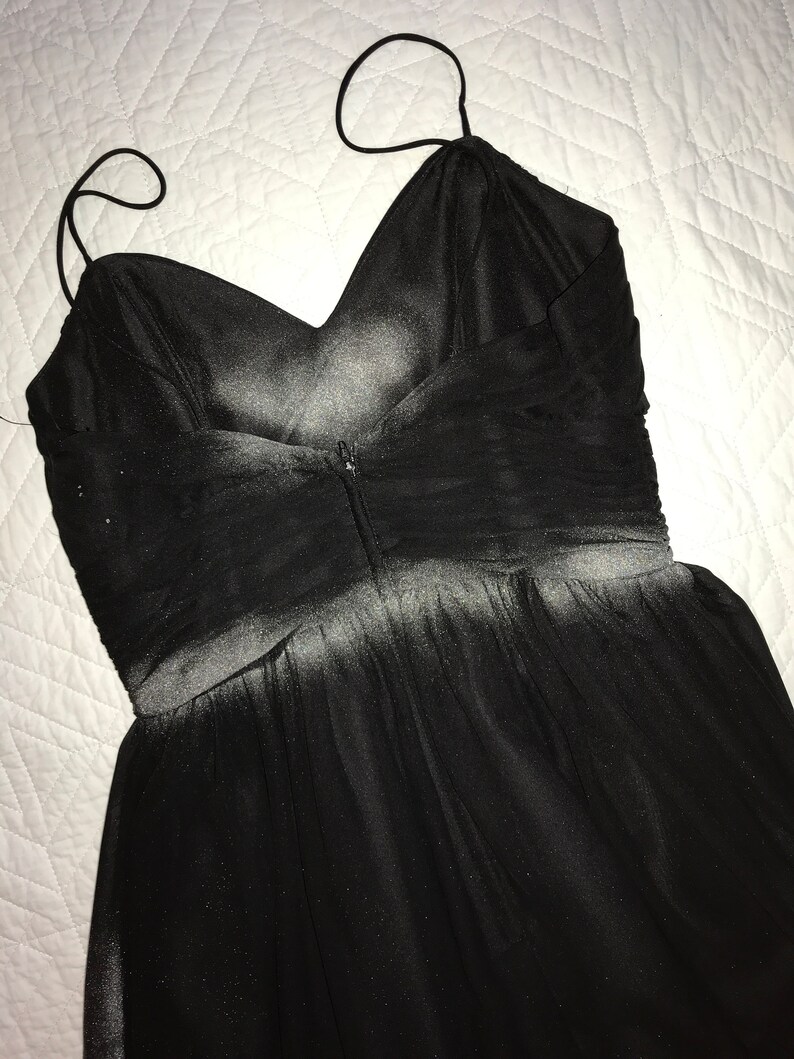 Halloween Day of the Dead corpse bride Costume dress womens size 6 ghost graveyard black chiffon sugar skull dead Senorita gothic