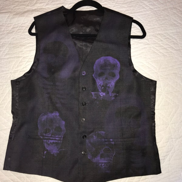 Forum Novelties Day Of The Dead-Vest – Karnevalskostüm Weste, Für Mottopartys & Halloween