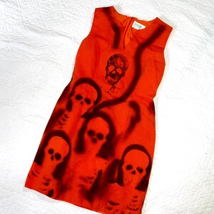 orange gothic dress Prom Dress