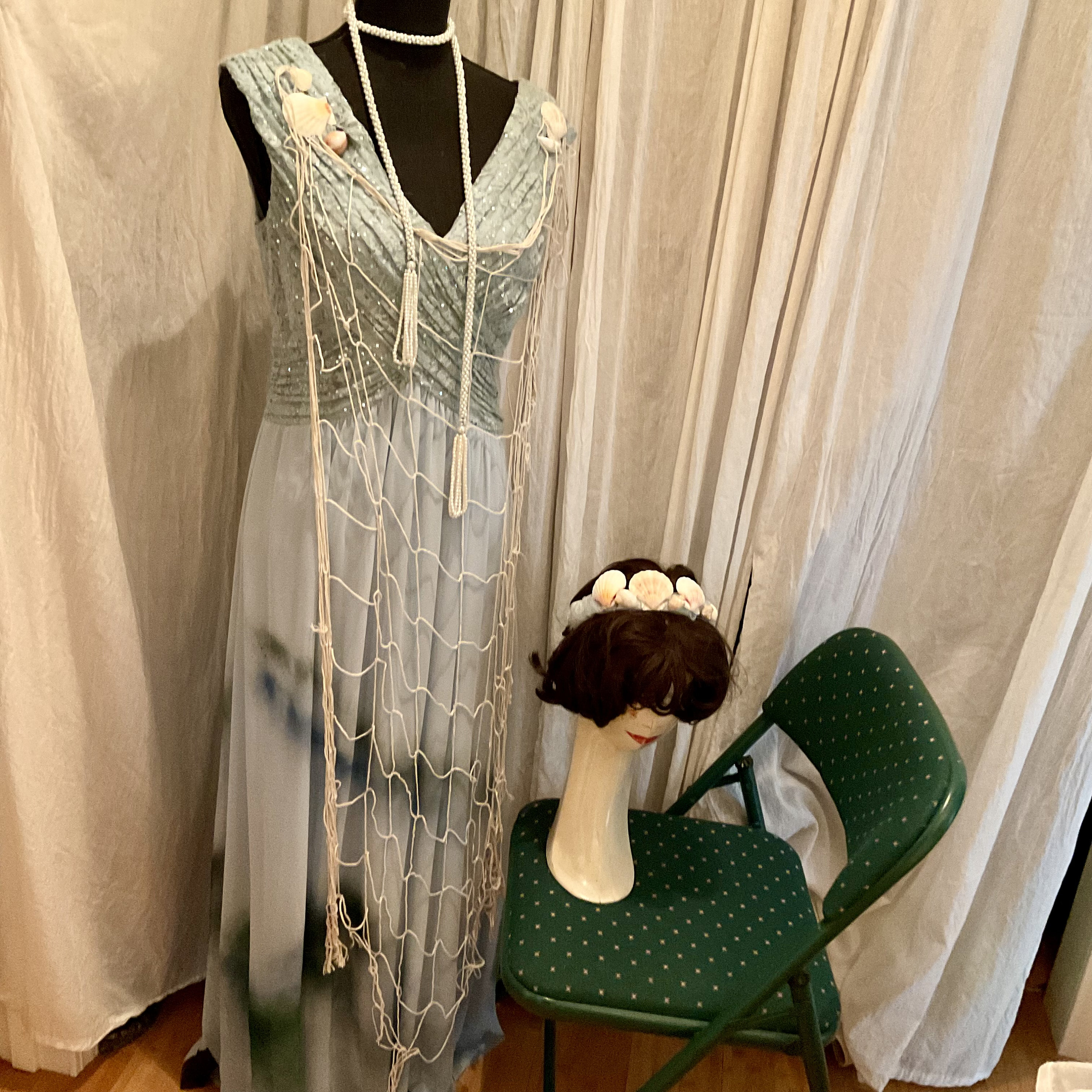 Seaweed Green Dress - Etsy